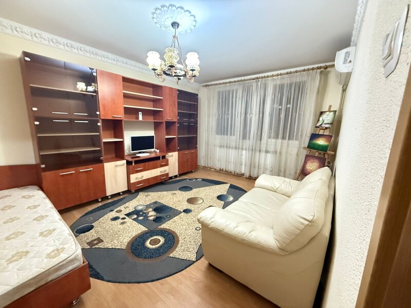 Drumul Taberei, metrou V. Ialomitei, dec., et. 1/4, cu centrala, mobilat,